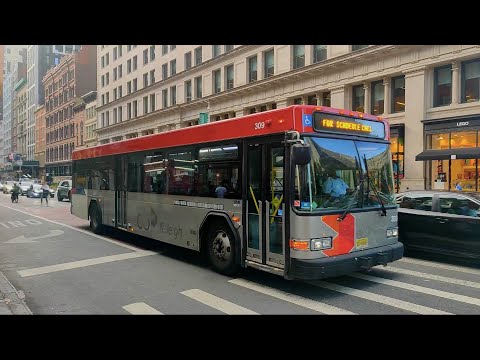 B110 Bus in Manhattan? (Ex-GO Raleigh Gillig Low Floor 309 @ East 23rd Street & 5th Avenue)
