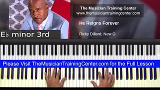 Piano: How to Play &quot;He Reigns Forever&quot; by Ricky Dillard &amp; New G