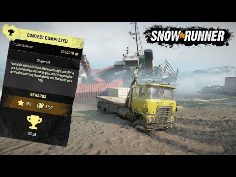 SnowRunner - Shipwreck [Gold 5:56] - Transtar 4070A