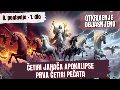 Četiri jahača apokalipse - prva četiri pečata - Otkrivenje objašnjeno 6. poglavlje 1. dio
