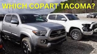 Copart Auto Auction Walk Around for a Tacoma