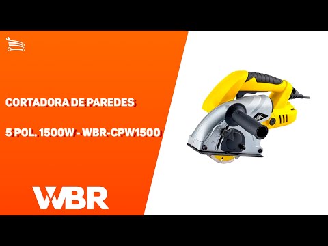 Cortadora de Paredes 5 Pol. 1500W  WBR - Video