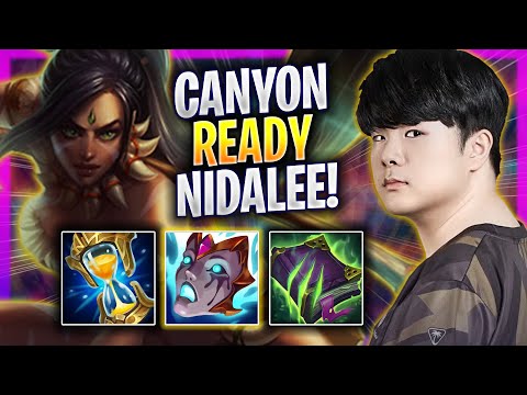 CANYON IS READY TO PLAY NIDALEE! - GEN Canyon Plays Nidalee JUNGLE vs Lee Sin! | Season 2024