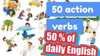 Action verbs vocabulary | Action verbs with picture.