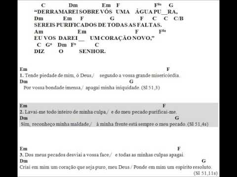Derramarei Sobre Vós Uma Água Pura video