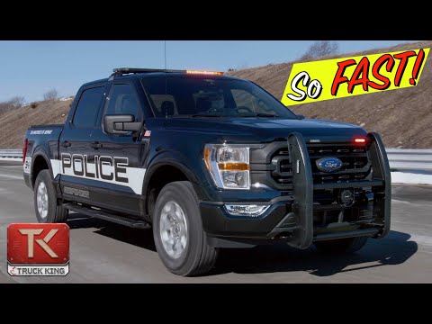Watch Out! New 2021 Ford F-150 Police Responder is Coming in Hot at 120 MPH!