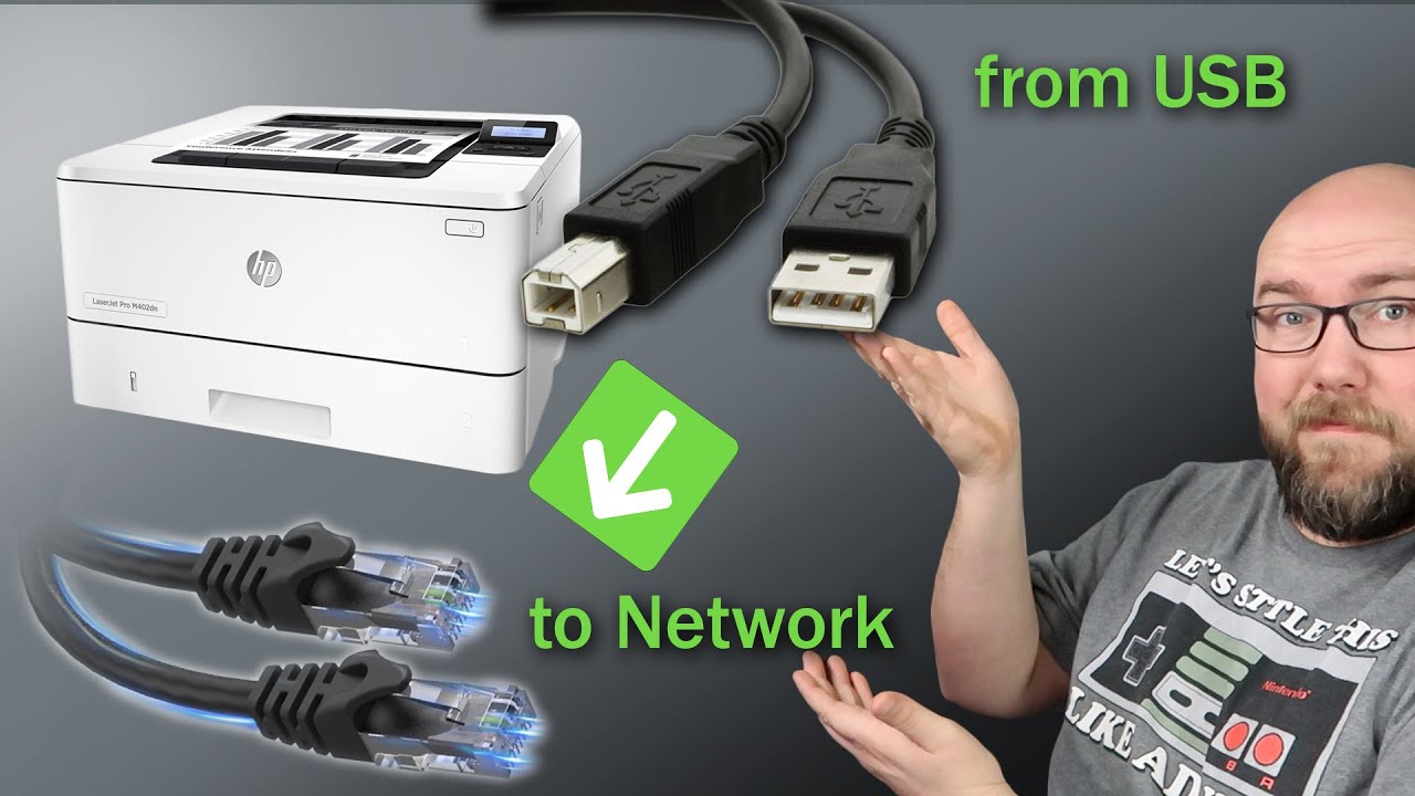 Switching a USB printer to Network on your PC