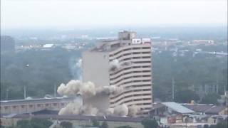 preview picture of video 'Plaza Hotel Implosion 5/24/2012 (College Station, TX)'