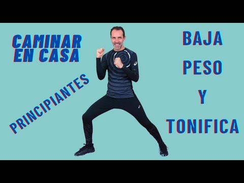 Baja de peso y tonifica con ejercicios fáciles y efectivos de caminar en casa para principiantes