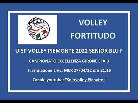 PIANALTO SENIOR BLU - VOLLEY FORTITUDO _ UISP VOLLEY FEMM ECCELLENZA 2022 PIEMONTE