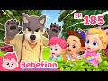 🐺The Wolf Is Coming! Run AwayㅣEP185ㅣLet’s Play in the WoodsㅣSong for KidsㅣBebefinn Nursery Rhymes