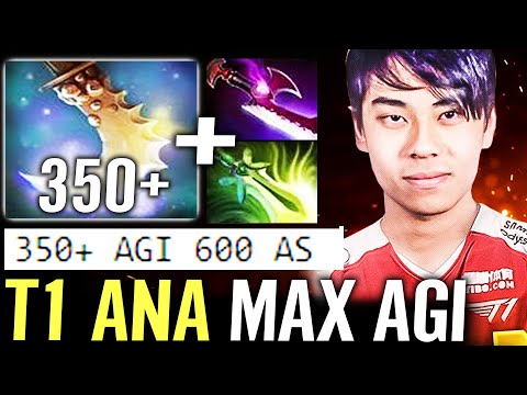 🔥 T1 ANA Slark WTF 350+ Agi — 160% Crit Silver Edge GODLIKE Most Agressive Carry Dota 2 Pro
