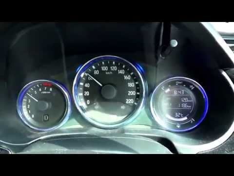 0-100 In Different Modes On 2014 Honda City SV CVT.