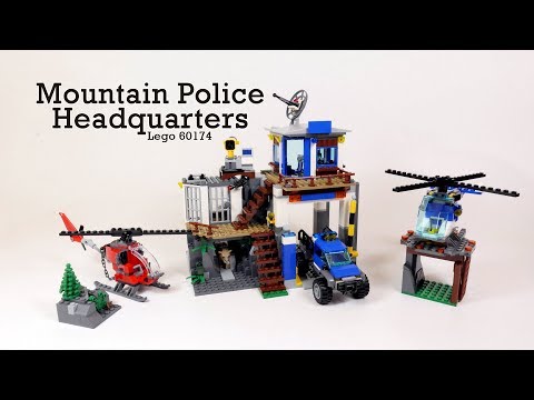 Lego 60174 Mountain Police Headquarters Stop Motion Build