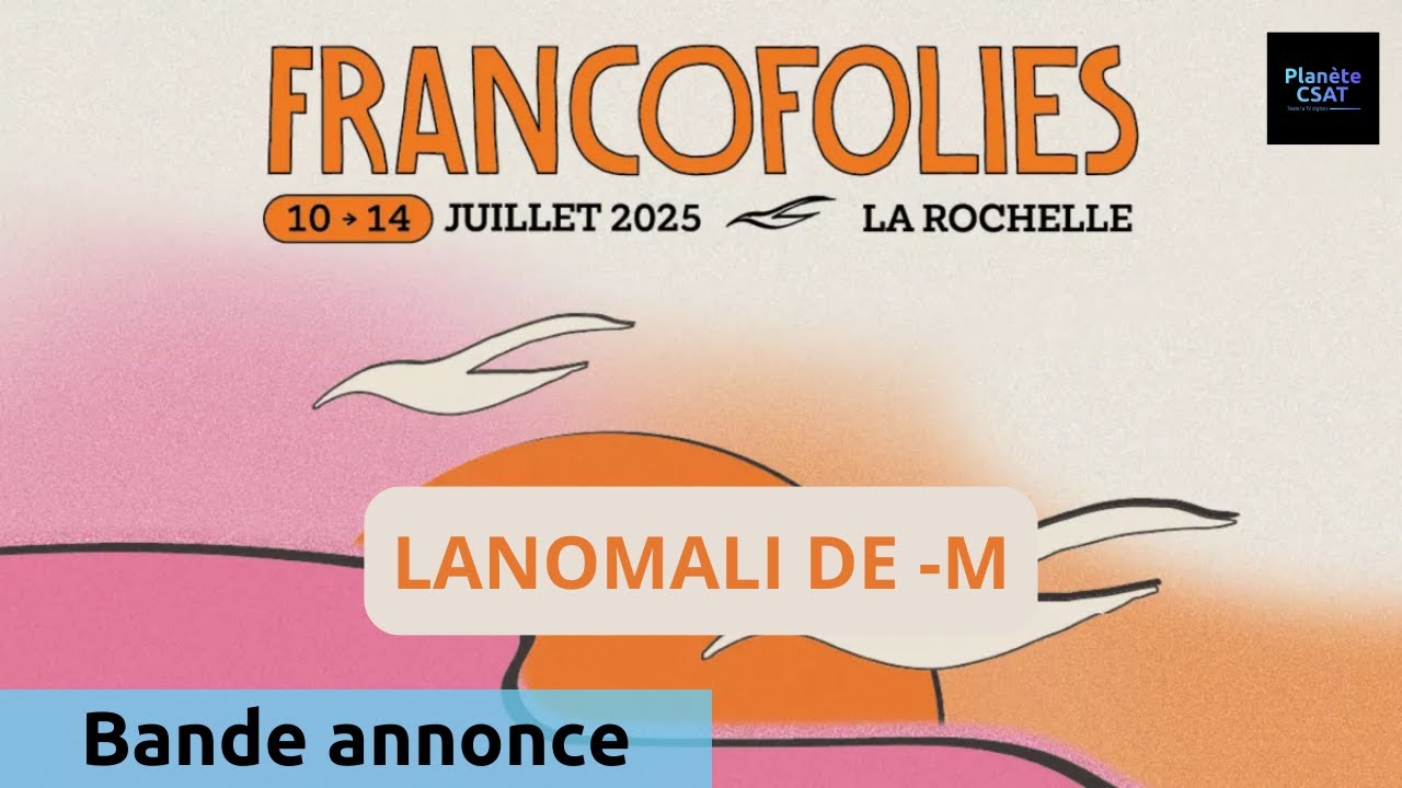 Miniature de la vidéo Lamomali de -M-, en concert aux Francofolies | bande annonce | France 4 du film Lamomali avec -M- aux Francofolies de La Rochelle