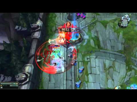 Faker Darius Double PENTAKILL One Game