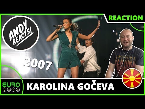 ANDY REACTS! Karolina Gočeva - Mojot Svet (North Macedonia 2007) EUROVISION REACTION!