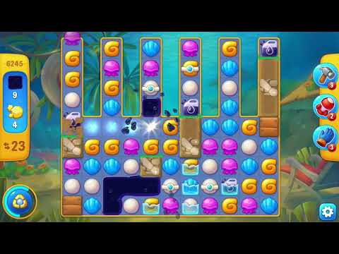 [FISHDOM Walkthrough] Level 6245 (Qua màn - Fishdom)