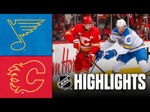 NHL Highlights | Blues vs. Flames | October 11, 2025