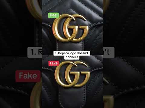 INSTANTLY spot a FAKE Gucci bag... #luxury #fashion #gucci #guccimarmont