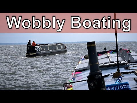 242. Crossing The Wash by narrowboat - narrowboats at sea!