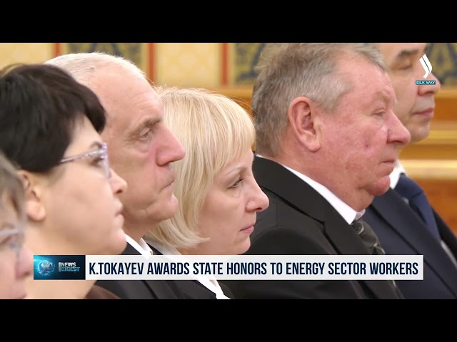 President Tokayev awards state honors to energy sector workers