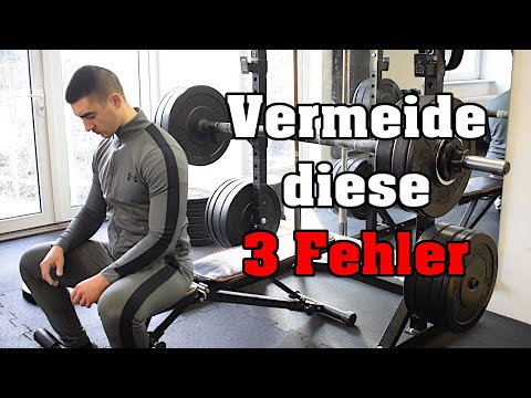 Vermeide diese 3 Fehler beim Maximalkrafttraining