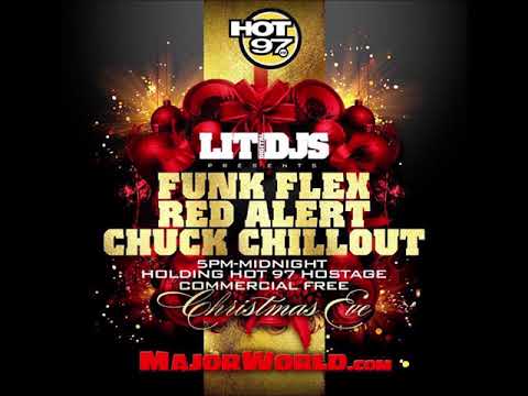 Funk Flex, Kool DJ Red Alert & DJ Chuck Chillout Xmas Eve Mix 2018 Hot 97 (7pm, 3/7 pt.)