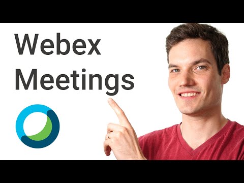 How to use Webex Meetings - Tutorial