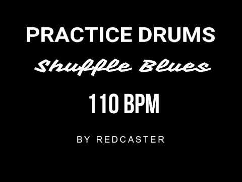 BLUES SHUFFLE DRUMS BACKING TRACK - PISTA DE BATERÌA PARA BLUES 110 BPM