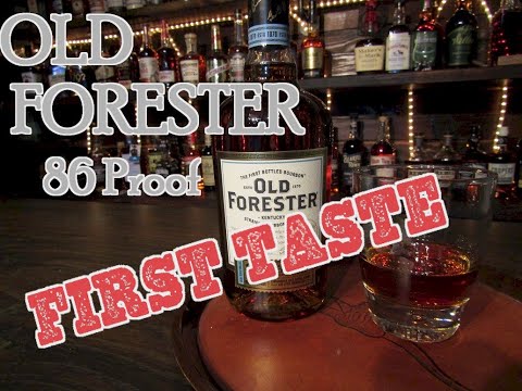 Old Forester 86 Proof Bourbon Whiskey First Taste