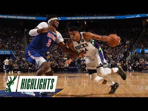 Highlights: Bucks 109 vs. Warriors 122 | 3.12.22
