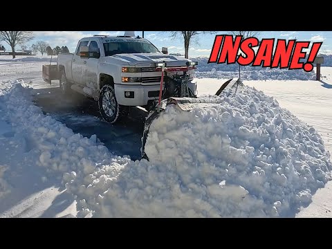Biggest Snowstorm in 5 Years | Plowing 24 Hours Straight