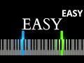 Commodores - Easy (EASY Piano Tutorial)