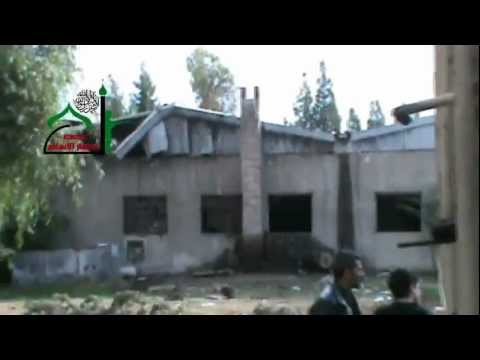 جولة بعد السيطرة على كتيبة الدفاع الجوي والصواريخ في قرية الأفتريس في ريف دمشق