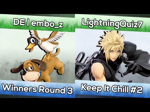 DE | embo_z (Duck Hunt) vs. LightningQuiz7 (Cloud) - Keep It Chill #2 Smash Ultimate Winners Round 3