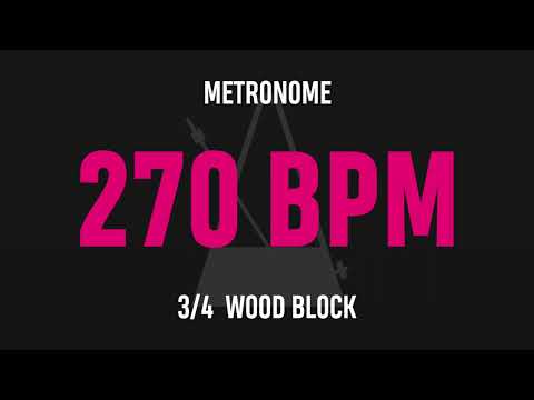 270 BPM 3/4 - Best Metronome (Sound : Wood block)