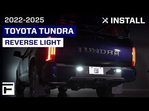 NEW 2022+ Toyota Tundra LED Reverse Lights - Overview + Install | FORM Lighting
