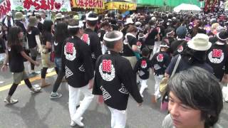 preview picture of video '★岸和田だんじり祭2013  ⑦藤井町のパレード / Kishiwada-Danjiri Parade'