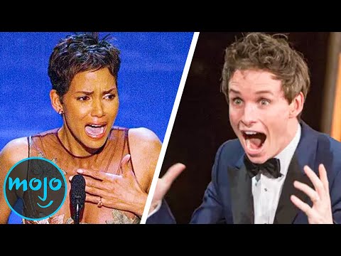 Top 10 Celeb Reactions to Winning at Awards Shows