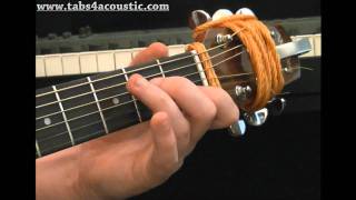Video thumbnail of "Cours de guitare gratuit : Les enchainements d'accords - Partie 1"