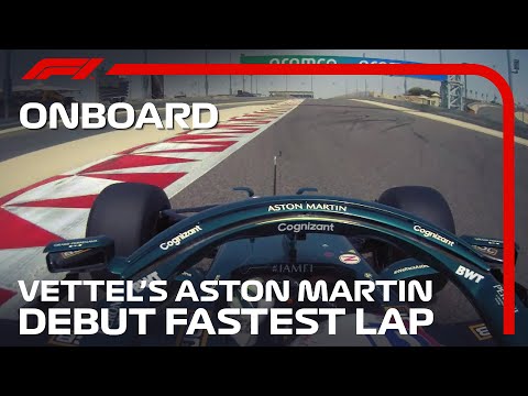 Sebastian Vettel's Aston Martin Debut Fastest Lap | 2021 Pre-Season Testing