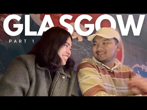 EXPLORING GLASGOW PART 1 | Travel Day + Evening Stroll 