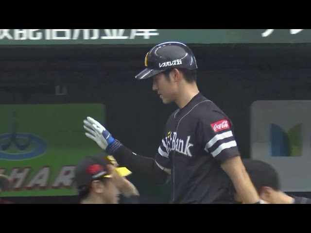 【2回表】ホークス・上林 変化球をすくい上げ反撃の21号ソロ!! 2018/9/17 L-H