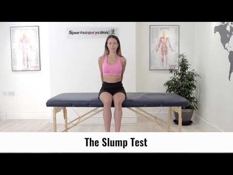 Slump test for Sciatic Nerve pain