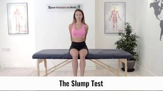Slump test for Sciatic Nerve pain
