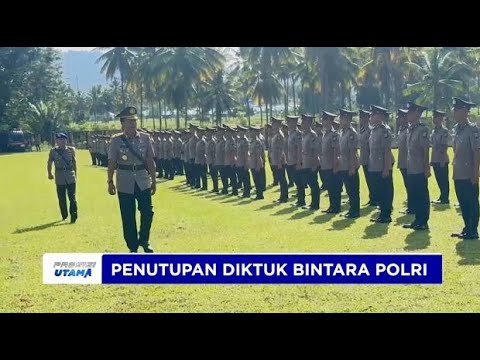 WAKAPOLDA SULTENG RESMI LANTIK 129 BINTARA POLRI SPN POLDA SULTENG