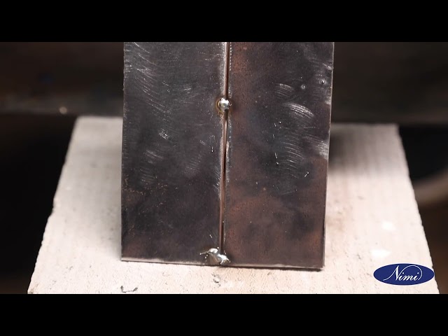 Butt Weld - Square butt joint on M.S Sheet 3mm thick in flat position