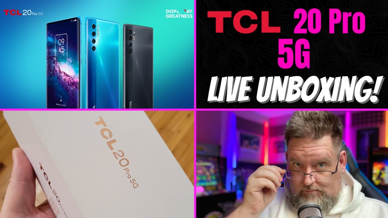 TCL 20 Pro 5G - LIVE Unboxing & Reaction