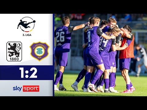 Doppelschlag in 2 Minuten dreht das Spiel! | 1860 München - Erzgebirge Aue | Highlights - 3. Liga